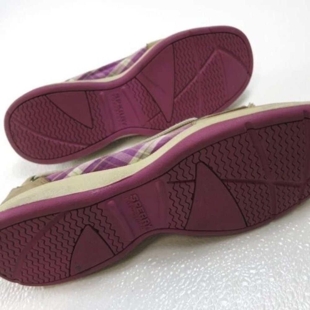 Sperry Top-Sider Nubuck Leather Cloth Deck Boat Shoes Footwear Zapatos Kutsu 7 - Picture 3 of 3